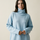 Oversized Turtleneck Sweater – Soft Minimal Knit