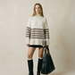 Oversized Stripe Sweater – Soft Knit with Modern Elegance