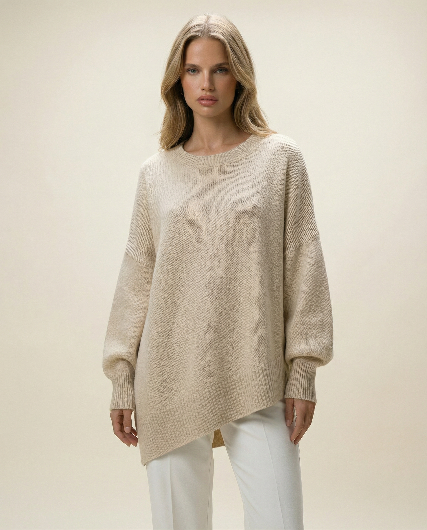 Classic Oversized Knit Sweater – Relaxed Everyday Essential